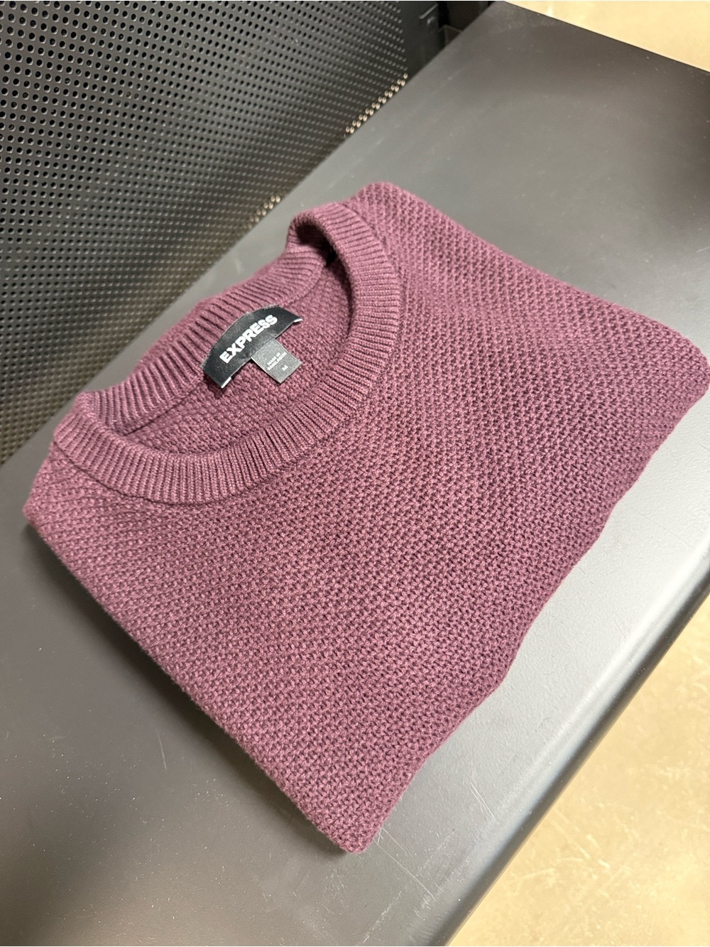 Express Dusty Mauve Crewneck Pullover Sweater